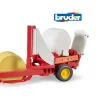 Ken Black Bruder 1:16 Round Bale Wrapper| Bruder|Farm Model Vehicles & Playsets