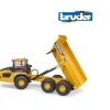 Ken Black Bruder 1:16 Volvo A60H Dumper| Bruder|Farm Model Vehicles & Playsets