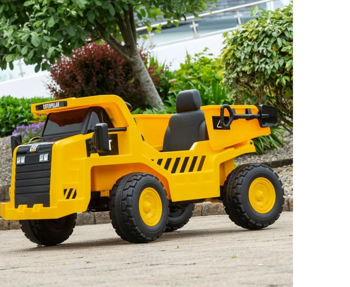 Ken Black CAT Tip Truck 12V Ride On| Electric Ride Ons