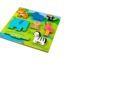 Ken Black Chunky Wooden Puzzle Safari| Puzzles|Wooden Toys