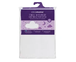 Ken Black ClevaMama Tencel Fitted Mattress Protector Cot (120Lx60Wcm)| Nursery Furniture & Bedding