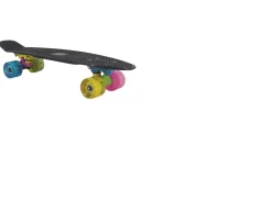Ken Black 55cm Black Shortboard with LED Wheels| Skateboards & Accessories