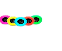 Ken Black Colour Changing Alarm Clock with FM Radio| Gaming Accessories|Music & Karaoke