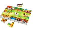 Ken Black Colourful Wooden Puzzle Farm| Puzzles|Wooden Toys