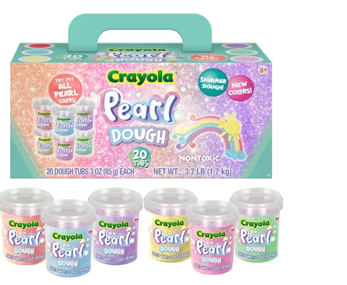 Ken Black Crayola Pearl Dough 20 Pack| Crayola|Art & Crafts