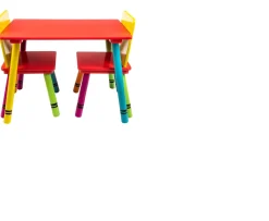 Ken Black Crayon Table & Chairs| Wooden Toys|Preschool & Electronic Learning