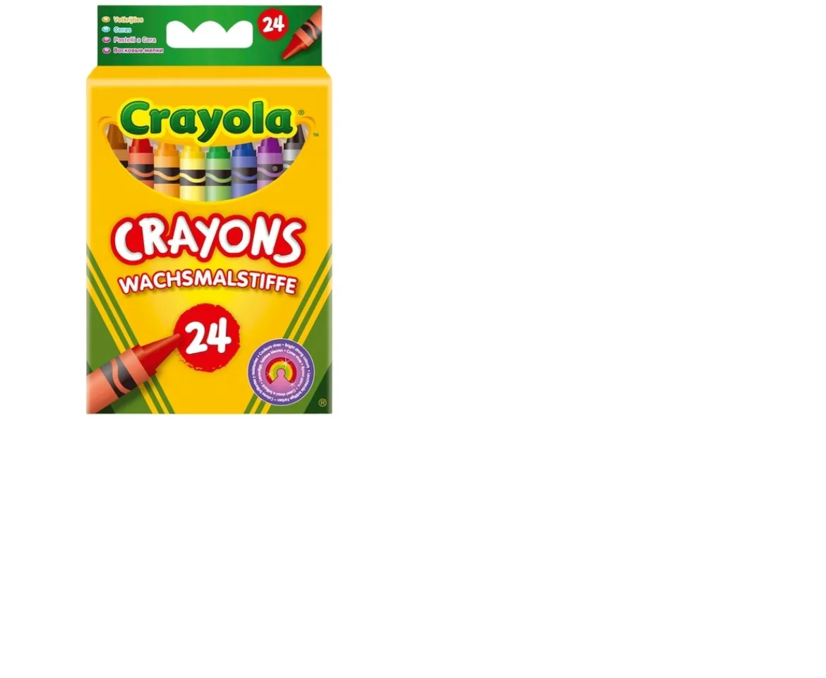 Ken Black Crayons 24 Assorted| Crayola|Art & Crafts
