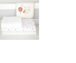 Ken Black CuddleCo Sleepy Owl 4 Piece Crib Bedding Set| Nursery Furniture & Bedding