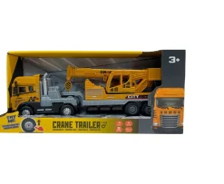 Ken Black Diecast Crane and Trailer with Lights and Sounds| Building & Vehicle Toys