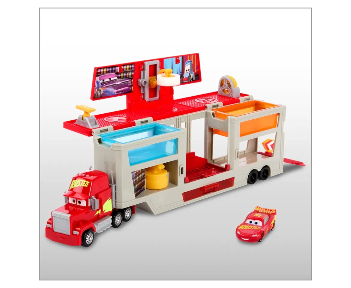 Ken Black Disney Pixar Cars Colour Changers Mobile Paint Shop Mack Playset| Building & Vehicle Toys
