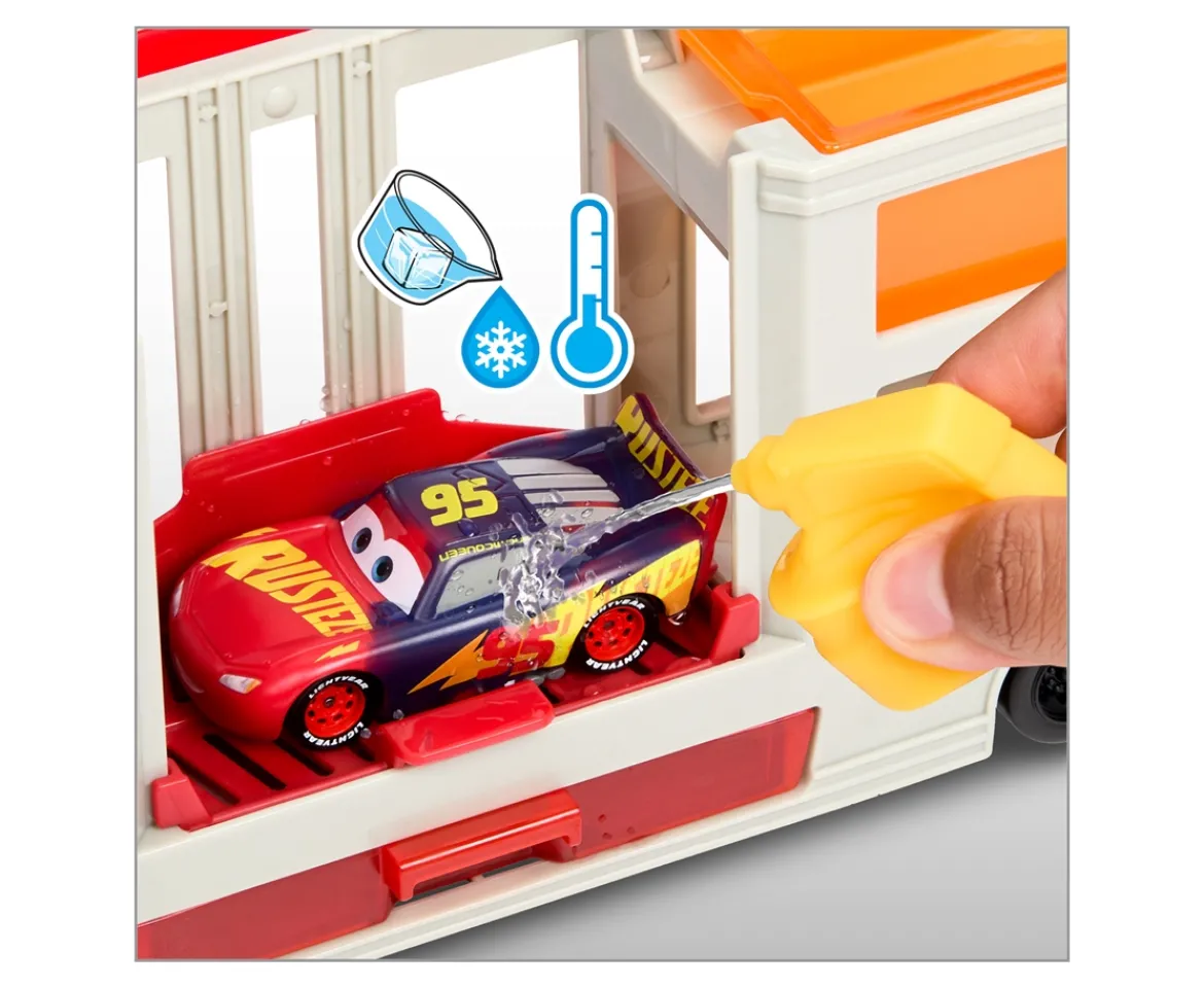 Ken Black Disney Pixar Cars Colour Changers Mobile Paint Shop Mack Playset| Building & Vehicle Toys