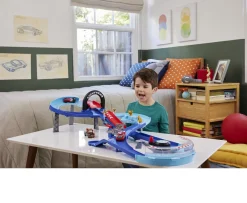 Ken Black Disney Pixar Cars Global Racers Cup Jumping Raceway Playset| Building & Vehicle Toys