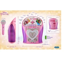 Ken Black Disney Princess EZ Link Bluetooth Karaoke Machine| Music & Karaoke
