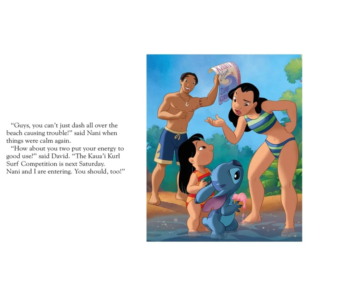 Ken Black Disney Stitch: Ride The Waves Paperback Book| Books