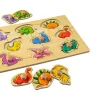 Ken Black Easy Grab Wooden Puzzle Dinosaur| Puzzles|Wooden Toys
