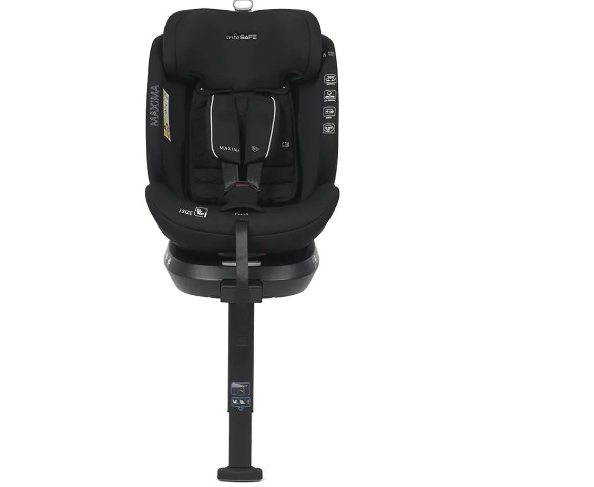 Ken Black Enfasafe Maxima R129 360° Isofix Car Seat| Car Seats & Travel Systems