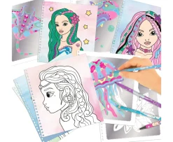 Ken Black Fantasy Model Colouring Book Silver Art| Art & Crafts