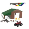 Ken Black Farm Building Set with Case Tractor| Farm Model Vehicles & Playsets|Action Figures & Playsets