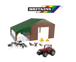 Ken Black Farm Building Set with Case Tractor| Farm Model Vehicles & Playsets|Action Figures & Playsets