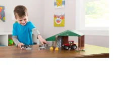 Ken Black Farm Building Set with Case Tractor| Farm Model Vehicles & Playsets|Action Figures & Playsets