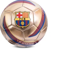 Ken Black FC Barcelona Ball Gold Metallic Size 5| Sports