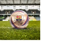 Ken Black FC Barcelona Ball Gold Metallic Size 5| Sports