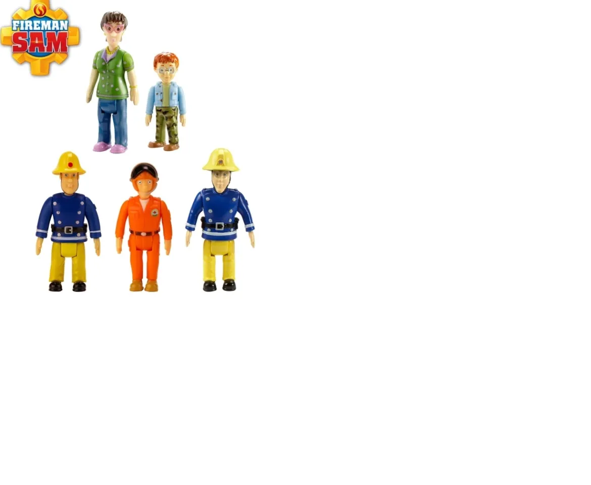 Ken Black Fireman Sam 5 Figure Pack| Preschool & Electronic Learning