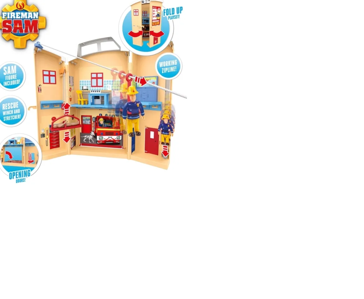 Ken Black Fireman Sam FIRE RESCUE CENTRE| Preschool & Electronic Learning