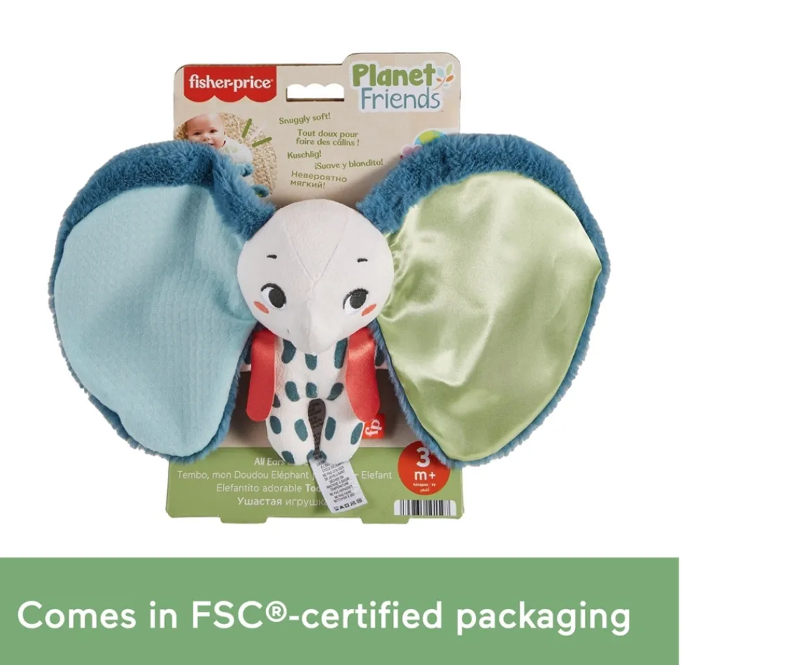 Ken Black Fisher Price All Ears Lovey| Baby Play