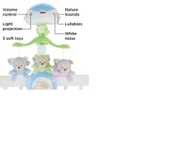 Ken Black Fisher-Price Butterfly Dreams 3-in-1 Newborn Baby Light Projector Mobile| Nursery Furniture & Bedding