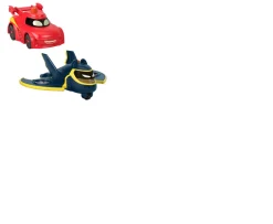 Ken Black Fisher-Price DC Batwheels Light-Up 1:55 Scale Toy Cars, Redbird And Batwing| Building & Vehicle Toys