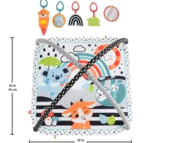 Ken Black Fisher-Price 3-in-1 Music, Glow and Grow Baby Gym| Baby Play