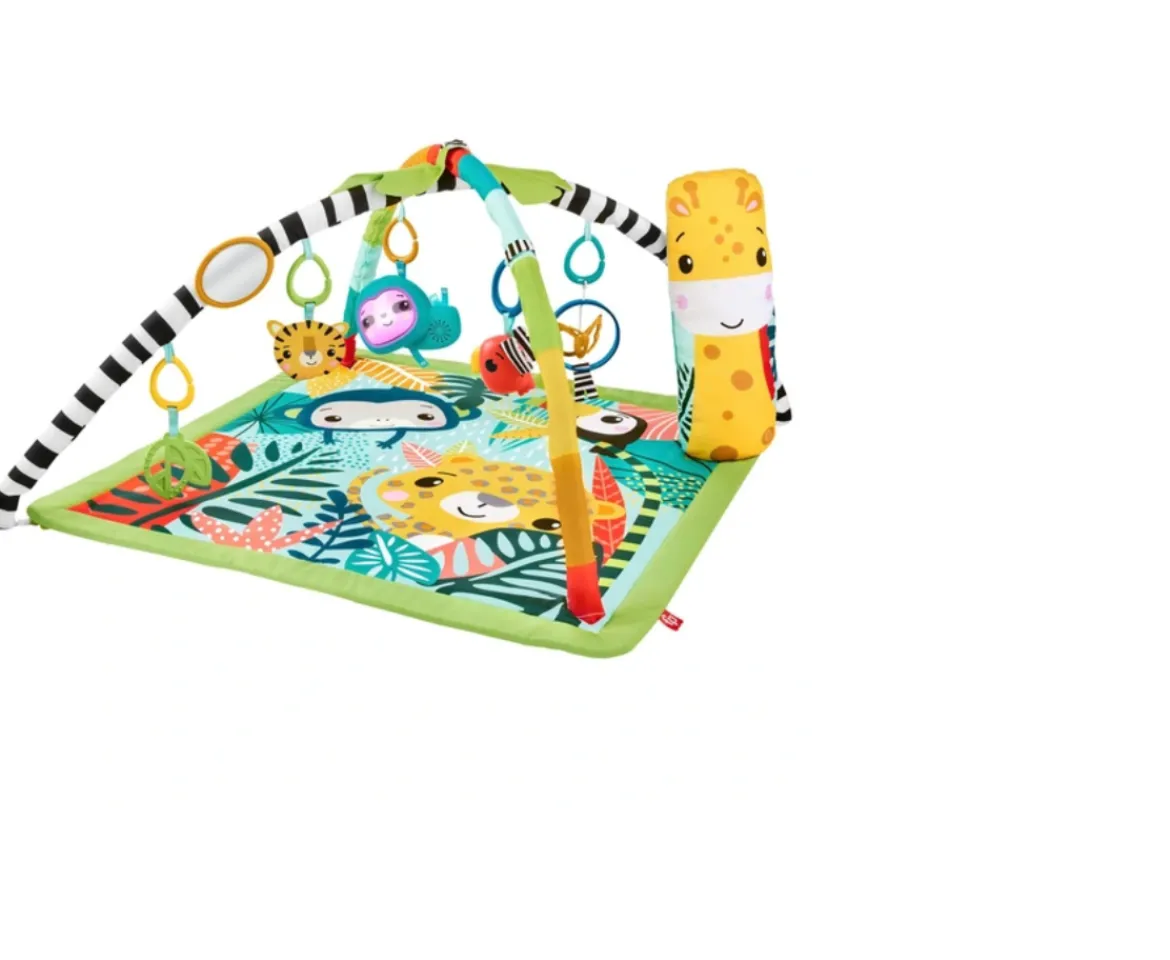 Ken Black Fisher-Price 3-in-1 Rainforest Sensory Gym| Baby Play|Preschool & Electronic Learning