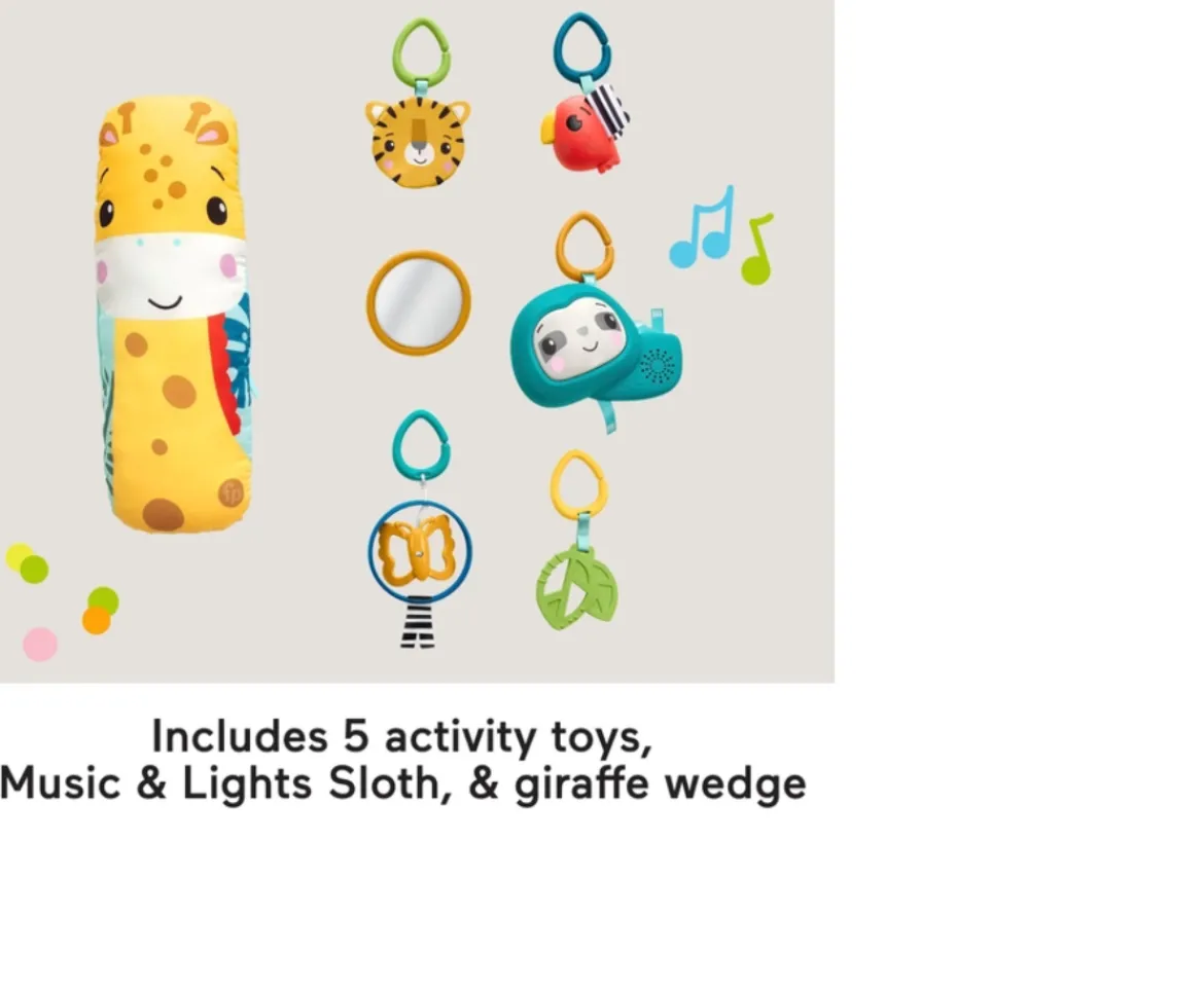 Ken Black Fisher-Price 3-in-1 Rainforest Sensory Gym| Baby Play|Preschool & Electronic Learning