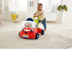 Ken Black Fisher-Price Laugh & Learn 3-in-1 Smart Car| Pedal & Foot To Floor Ride Ons|Preschool & Electronic Learning