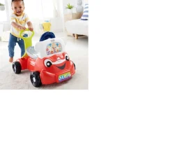 Ken Black Fisher-Price Laugh & Learn 3-in-1 Smart Car| Pedal & Foot To Floor Ride Ons|Preschool & Electronic Learning