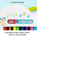 Ken Black Fisher-Price Laugh & Learn Silly Sounds Piano Baby Toy| Preschool & Electronic Learning