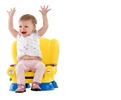 Ken Black Fisher-Price Laugh & Learn Smart Stages Chair Yellow| Preschool & Electronic Learning