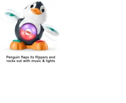 Ken Black Fisher-Price Linkimals Cool Beats Penguin Musical Toy| Preschool & Electronic Learning