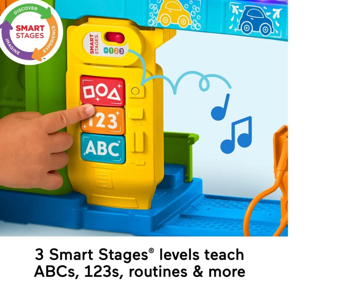 Ken Black Fisher-Price Little People Light-Up Learning Garage| Preschool & Electronic Learning