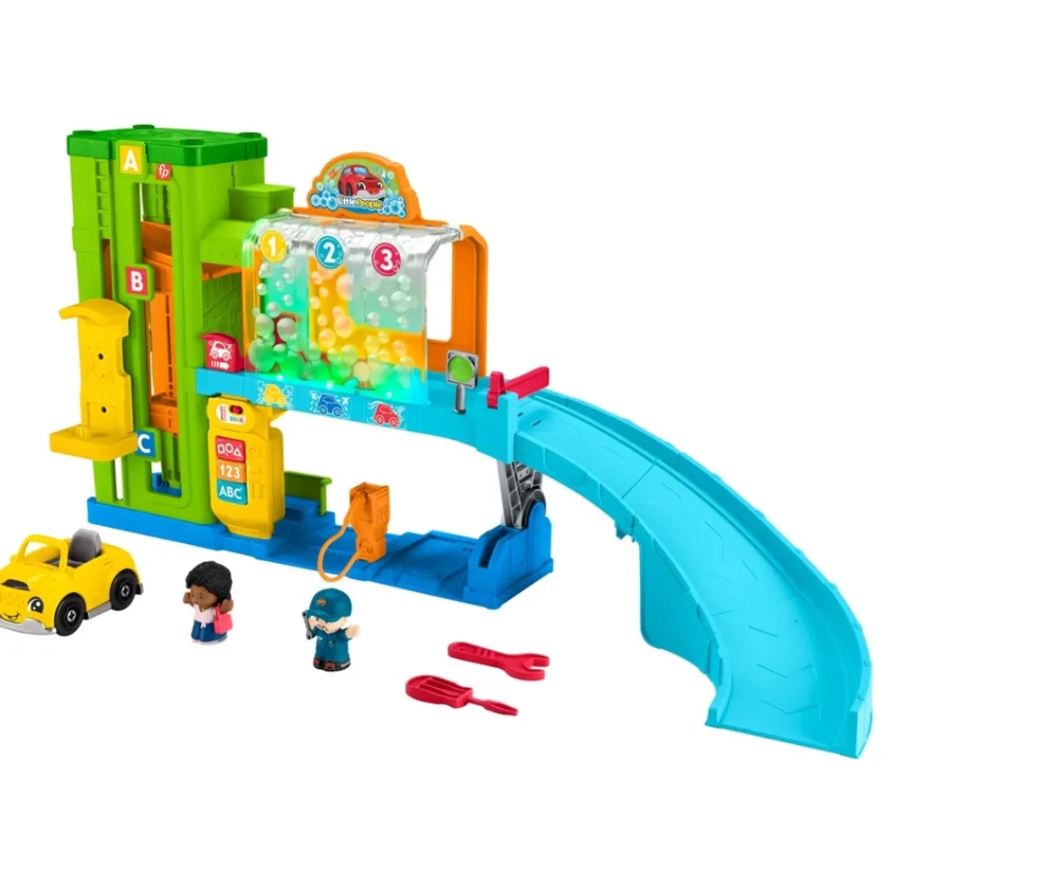 Ken Black Fisher-Price Little People Light-Up Learning Garage| Preschool & Electronic Learning