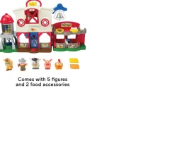 Ken Black Fisher-Price Little People Caring for Animals Farm| Preschool & Electronic Learning|Farm Model Vehicles & Playsets