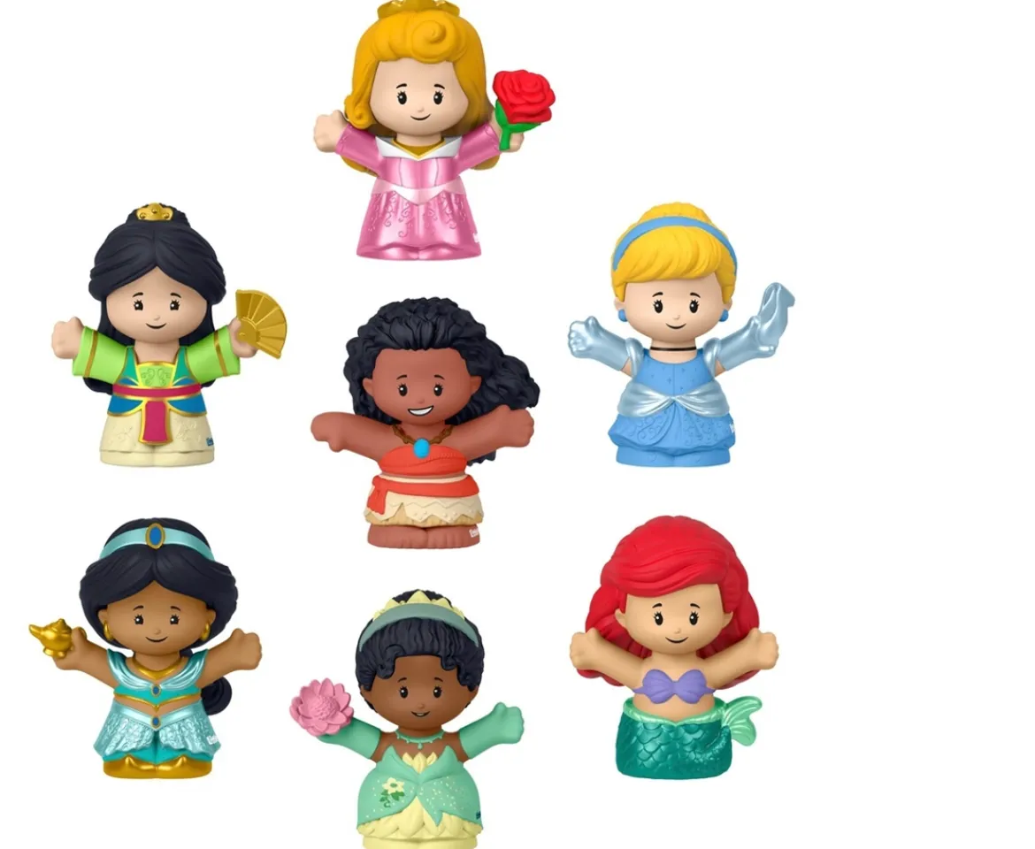 Ken Black Fisher-Price Little People Disney Princess 7 Figure Pack| Preschool & Electronic Learning
