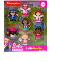 Ken Black Fisher-Price Little People Barbie You Can Be Anything Figure 7 -Pack| Preschool & Electronic Learning