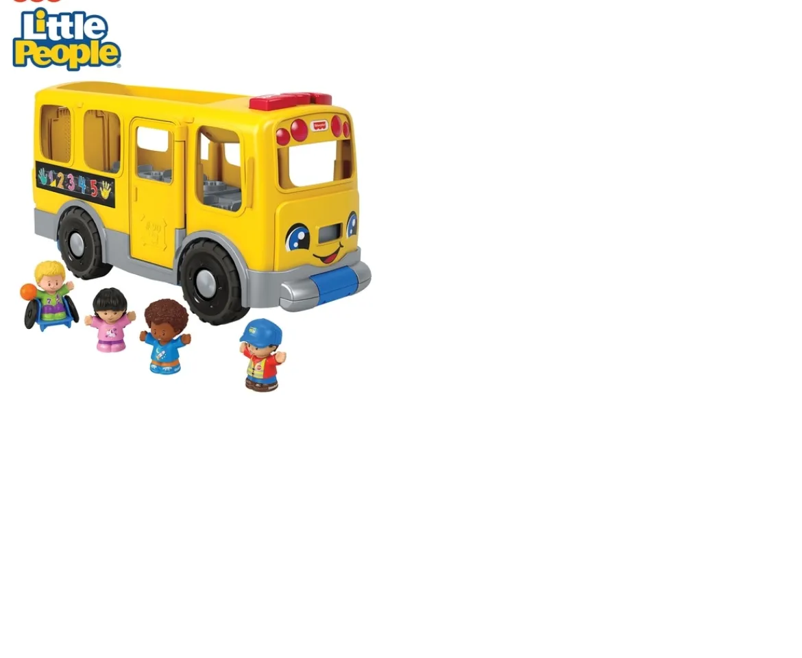 Ken Black Fisher-Price Little People Big Yellow School Bus| Preschool & Electronic Learning