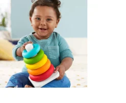 Ken Black Fisher-Price Rock-a-Stack Baby Toy| Baby Play