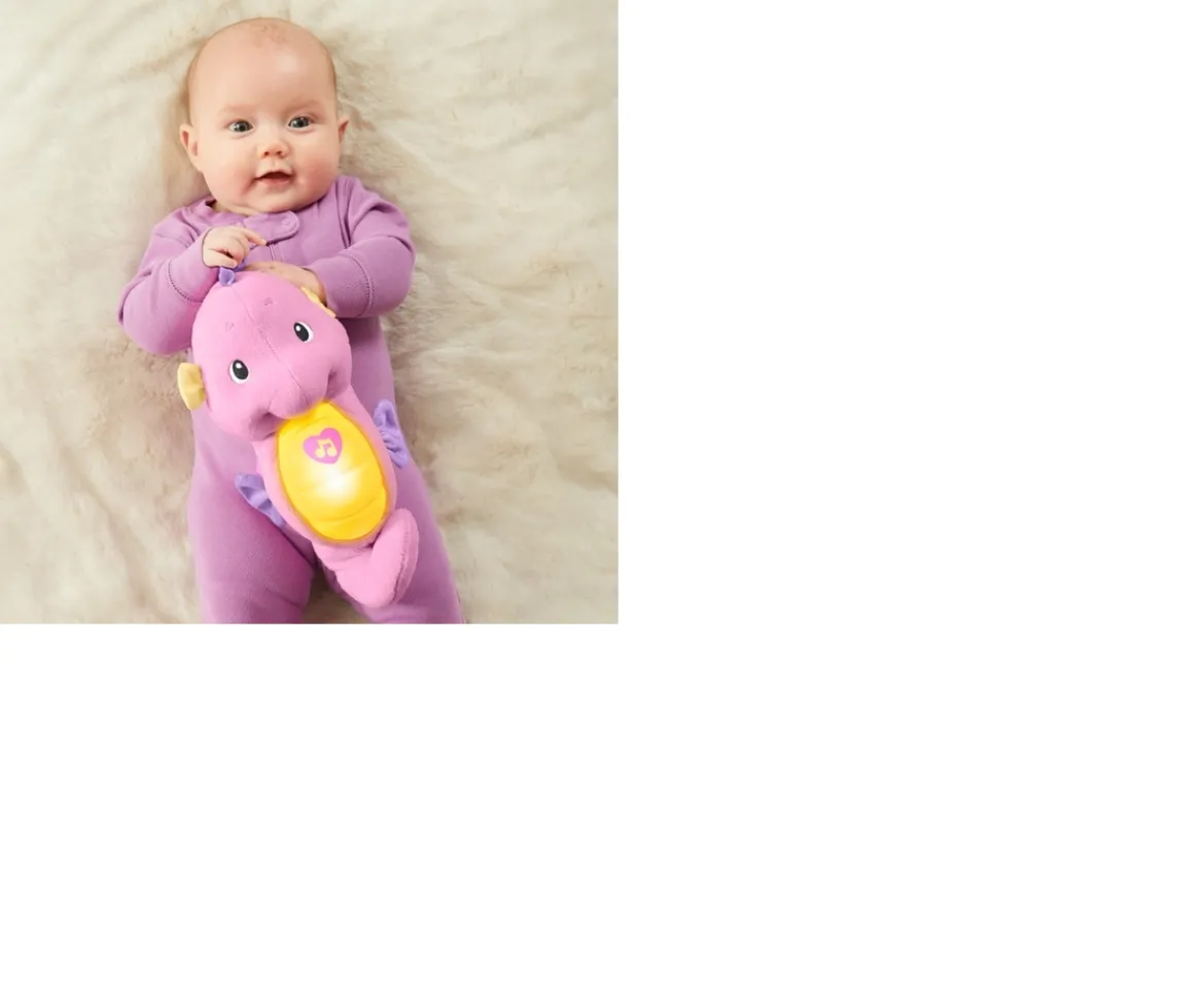 Ken Black Fisher-Price Soothe & Glow Seahorse Toy| Baby Play