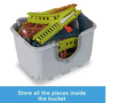 Ken Black Fisher-Price Thomas & Friends Connect & Build Track Bucket| Preschool & Electronic Learning