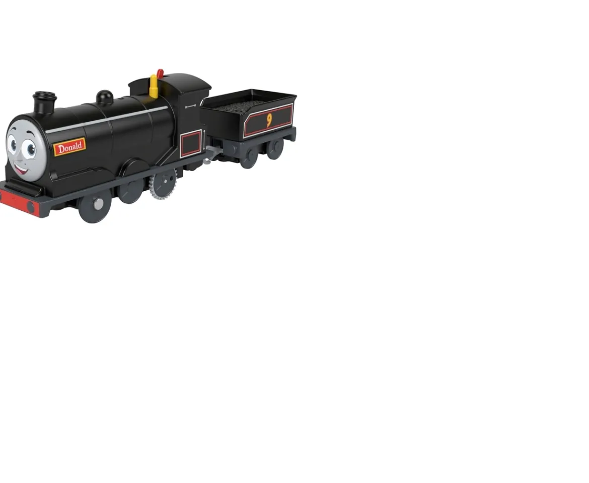Ken Black Fisher-Price Thomas & Friends Motorised Donald Engine with Cargo Car| Preschool & Electronic Learning