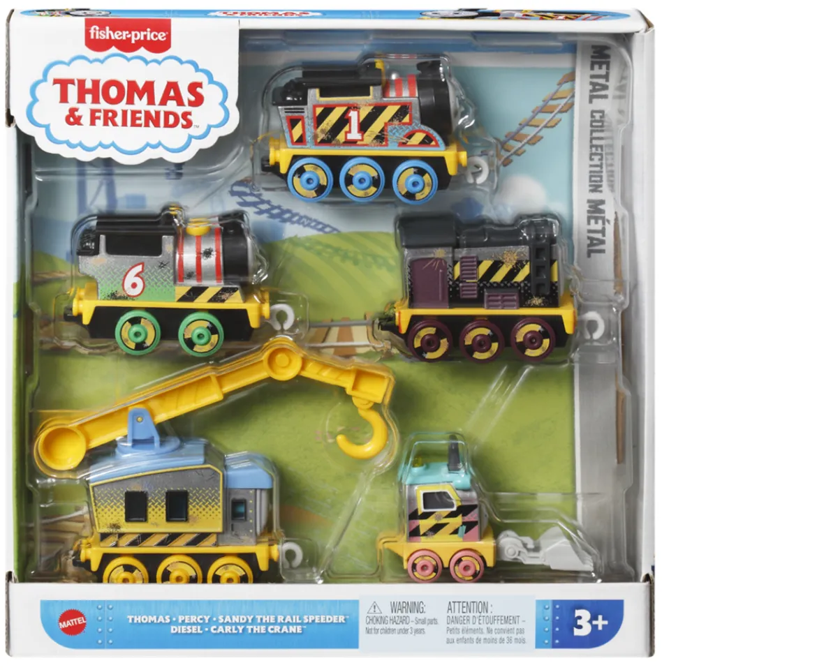Ken Black Fisher-Price Thomas & Friends Construction Crew 5 Pack| Preschool & Electronic Learning